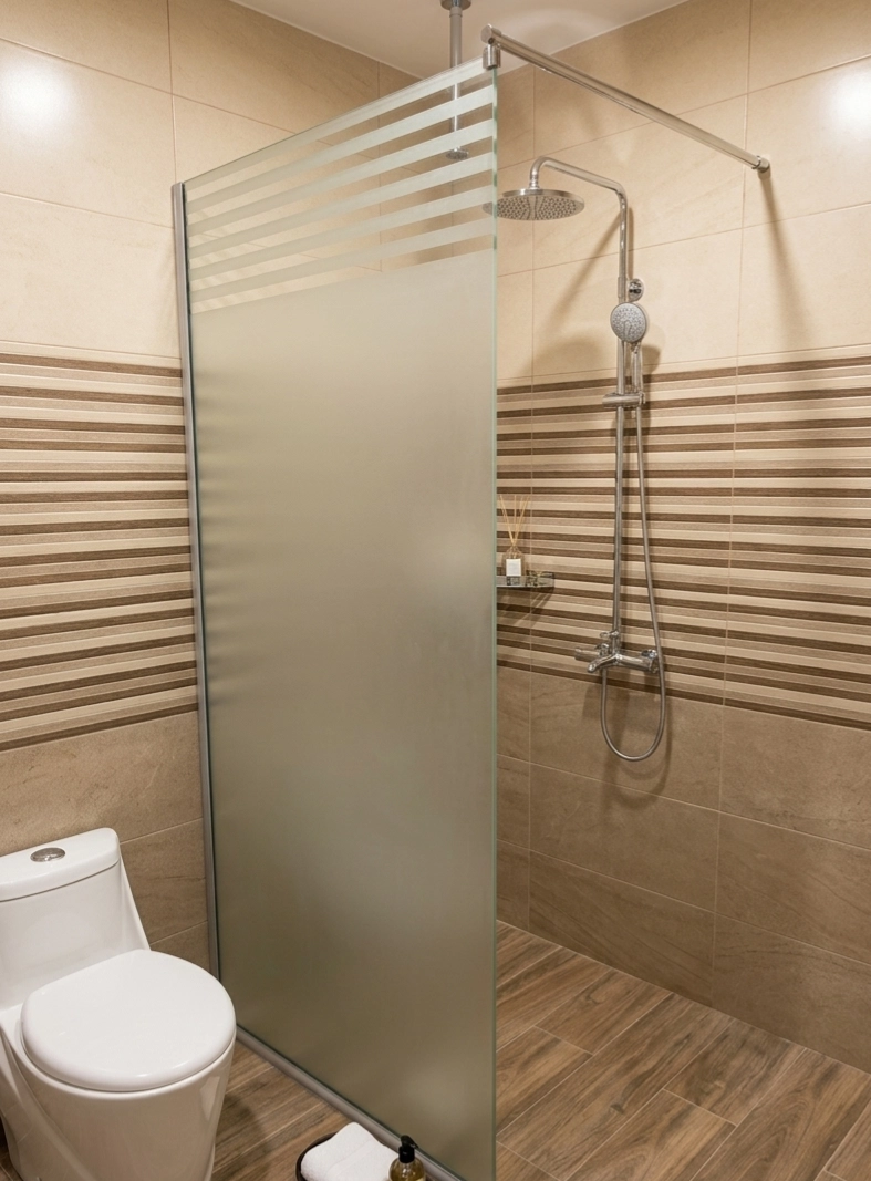glass bathroom image 1